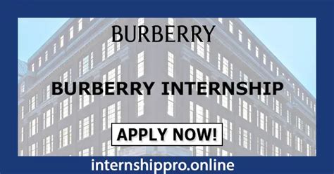 burberry apprenticeship|burberry internships.